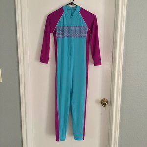 Girls one piece UV protection suit